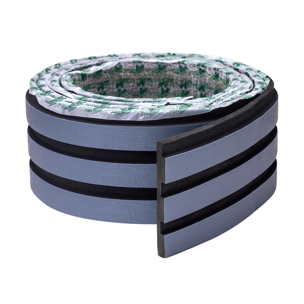 Painel Ripado Eva Laminado Autocolante 10cm Urban Blue | Valo